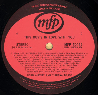 Herb Alpert & The Tijuana Brass - This Guy's In Love With You (LP)