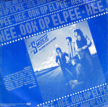 Smokie - San Francisco Bay Vinyl Singles Vinyl Very Good (VG) <br> Hoes Good Plus (G+)