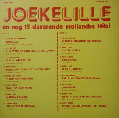 Various - Joekelille En Nog 15 Daverende Hollandse Hits (LP) 41827 Vinyl LP Goede Staat