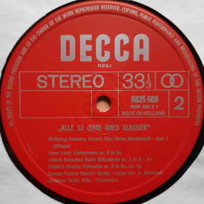 Various - Alle 13 (Erg) Goed Klassiek (LP) 49231