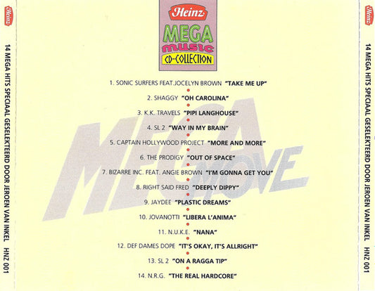 Jeroen van Inkel - Heinz Mega Music CD-Collection (CD) Compact Disc Goede Staat "VINYLSINGLES.NL"