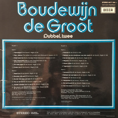 Boudewijn de Groot - Dubbel, Twee (LP) Vinyl LP Dubbel Vinyl Very Good (VG) <br> Hoes Good Plus (G+)