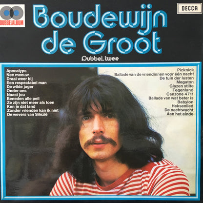 Boudewijn de Groot - Dubbel, Twee (LP) Vinyl LP Dubbel Vinyl Very Good (VG) <br> Hoes Good Plus (G+)