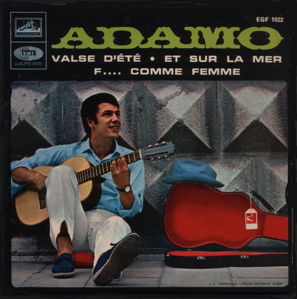 Adamo - Valse D'Été Vinyl Singles EP Vinyl (VG) <br> Hoes (G+)