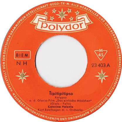 Caterina Valente - Tipitipitipso Vinyl Singles Vinyl Very Good (VG) <br> Hoes Generic