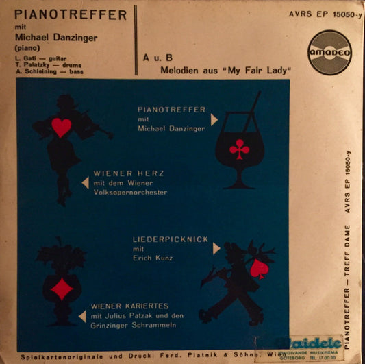 Michael Danzinger - Pianotreffer Vinyl Singles Vinyl Zeer Goed / Hoesje Goed "VINYLSINGLES.NL"