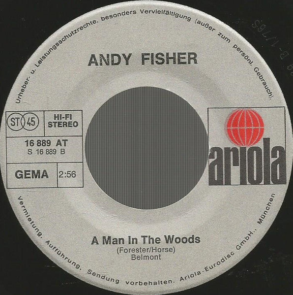 Andy Fisher - Mr. Cannibal Vinyl Singles Media VG+ / Sleeve Generic