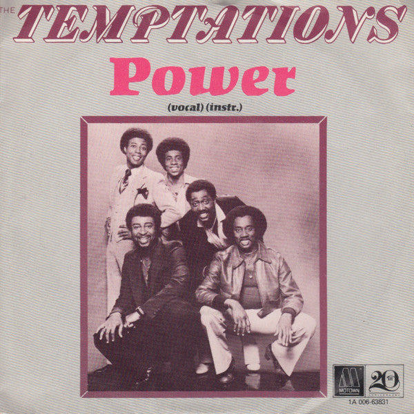 Temptations - Power Vinyl Singles Vinyl Very Good (VG) <br> Hoes Good Plus (G+)