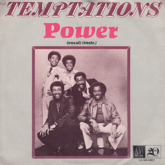 Temptations - Power Vinyl Singles Vinyl Very Good (VG) <br> Hoes Good Plus (G+)