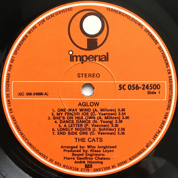 Cats - Aglow (LP) (B) 41248 42977 Vinyl LP Hoes: Redelijk