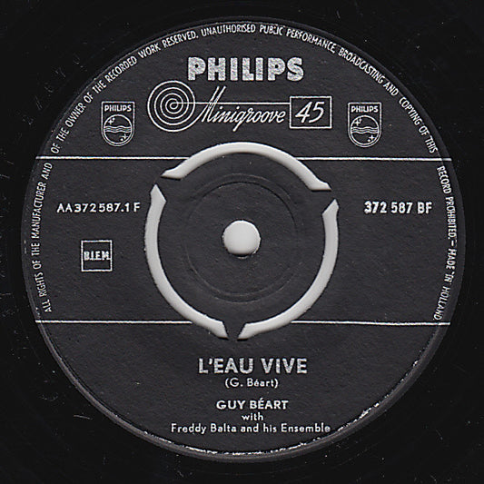 Guy Béart - L'eau Vive 34203 Vinyl Singles VINYLSINGLES.NL