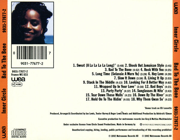 Inner Circle - Bad To The Bone (CD) Compact Disc Goede Staat