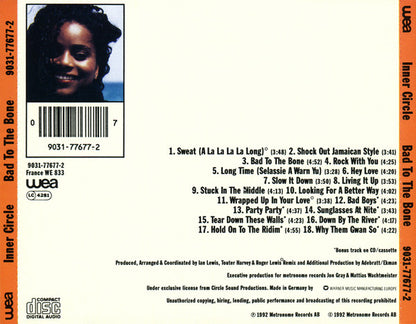 Inner Circle - Bad To The Bone (CD) Compact Disc Goede Staat