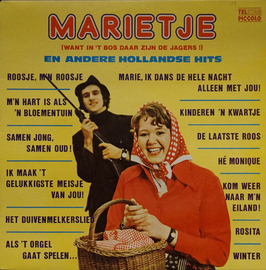 Various - Marietje (Want In 't Bos Daar Zijn De Jagers) En Andere Hollandse Hits (LP) 46429 Vinyl LP Goede Staat