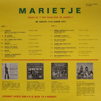 Various - Marietje (Want In 't Bos Daar Zijn De Jagers) En Andere Hollandse Hits (LP) 43367 Vinyl LP Goede Staat