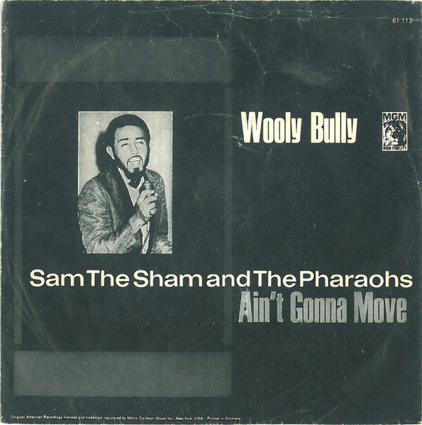 Sam The Sham & The Pharaohs - Wooly Bully Vinyl Singles Vinyl Very Good (VG) <br> Hoes Good Plus (G+)