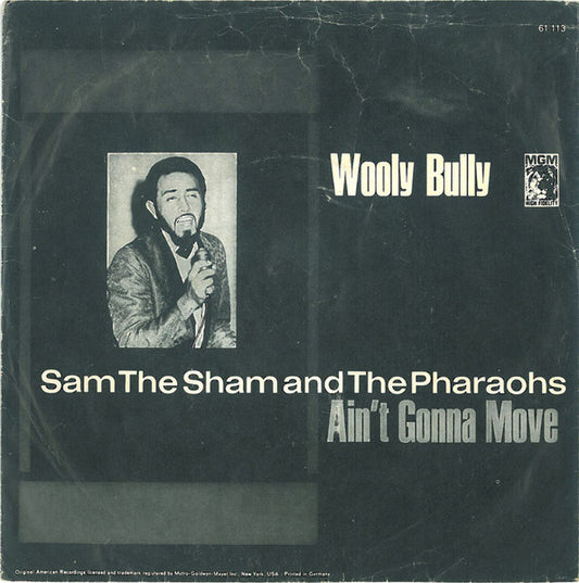 Sam The Sham & The Pharaohs - Wooly Bully Vinyl Singles Vinyl Very Good (VG) <br> Hoes Good Plus (G+)