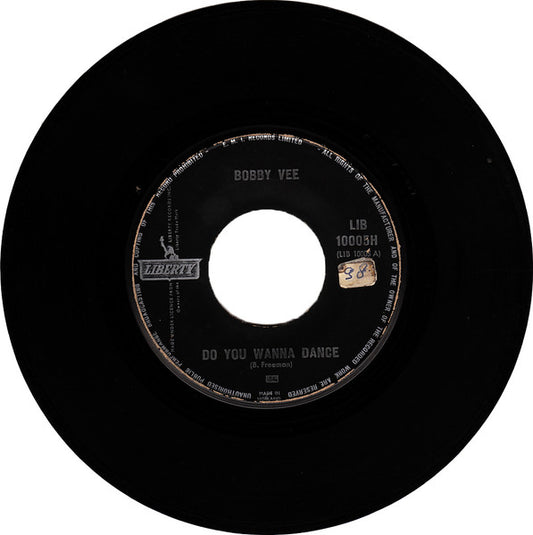 Bobby Vee - Do You Wanna Dance Vinyl Singles Vinyl Very Good (VG) <br> Hoes Generic