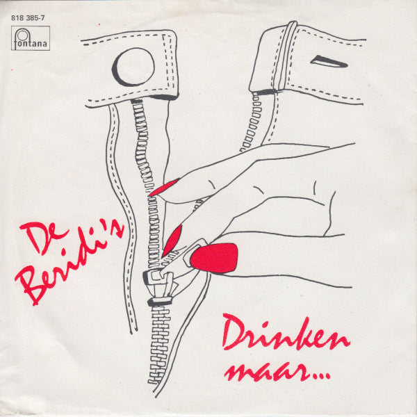 Beridi's - Ritsen Maar Vinyl Singles Vinyl Zeer Goed / Hoesje Goed "VINYLSINGLES.NL"