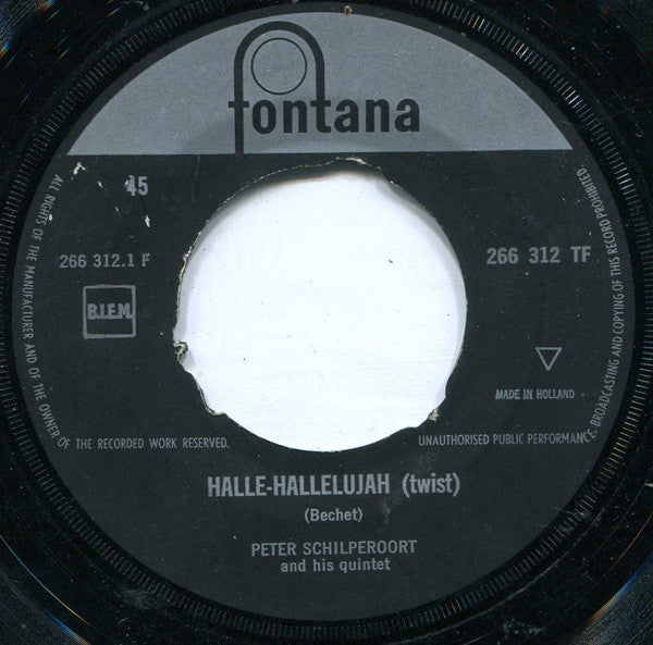 Peter Schilperoort Quintet - Just A Joke Vinyl Singles Vinyl Very Good (VG) <br> Hoes Generic