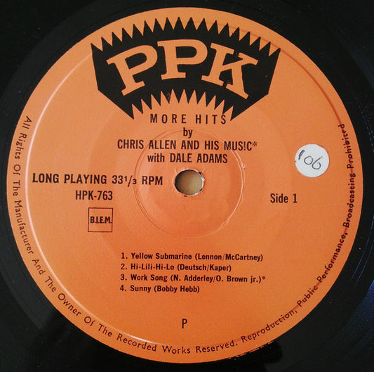 Chris Allen And His Music with Dale Adams – More Hits (EP