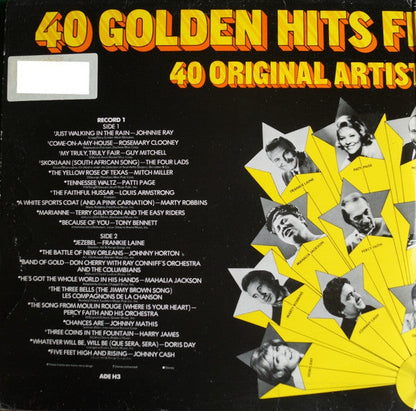 Various - 40 Golden Hits (LP) 45357 Vinyl LP VINYLSINGELS.NL