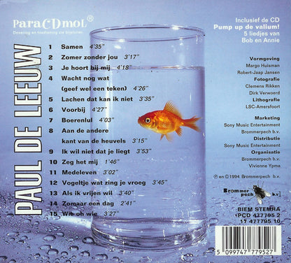 Paul de Leeuw / Bob De Rooy En Annie De Rooy - ParaCDmol / Pump Up De Valium! (CD) 71186 Compact Disc 2x Goede Staat