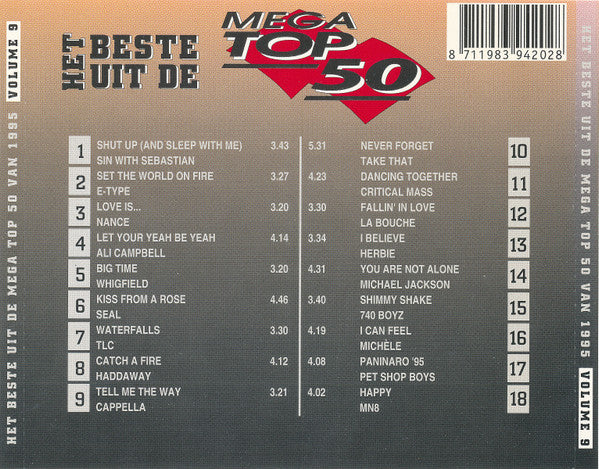Various - Het Beste Uit De Mega Top ** Van Volume * (CD) Compact Disc Goede Staat