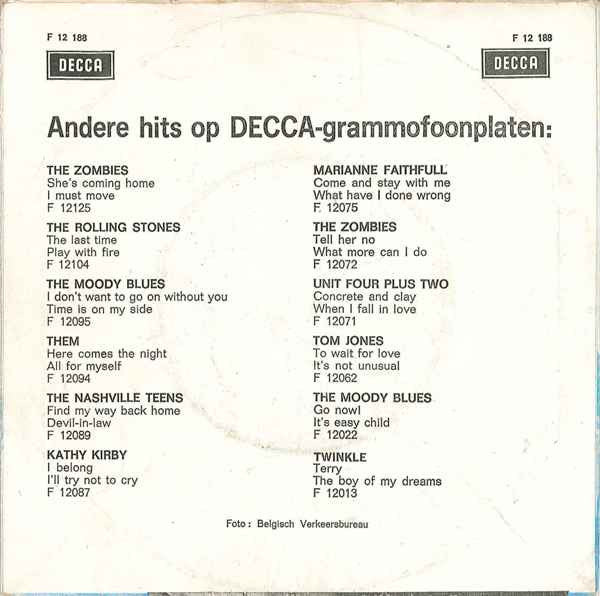 Dave Berry - This Strange Effect Vinyl Singles Vinyl Very Good (VG) <br> Hoes Good Plus (G+)