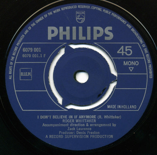 Roger Whittaker - I Don't Believe In If Anymore
