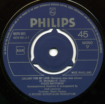 Roger Whittaker - I Don't Believe In If Anymore Vinyl Singles Vinyl Very Good (VG) <br> Hoes Generic