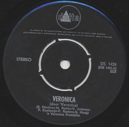 Radio Veronica - Veronica (Door Veronica) Vinyl Singles Vinyl Very Good (VG) <br> Hoes Generic