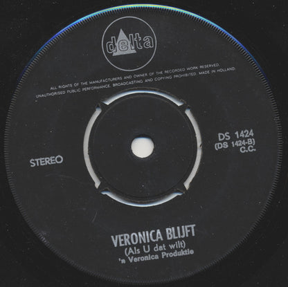 Radio Veronica - Veronica (Door Veronica) Vinyl Singles Vinyl Very Good (VG) <br> Hoes Generic
