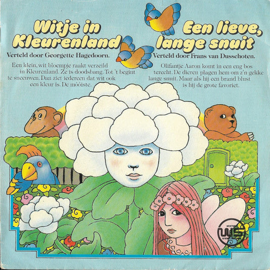 Georgette Hagedoorn / Frans van Dusschoten - Witje In Kleurenland Vinyl Singles Vinyl Very Good (VG) <br> Hoes Good Plus (G+)