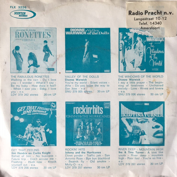 Dionne Warwick - This Girl's In Love With You Vinyl Singles Vinyl Very Good (VG) <br> Hoes Good Plus (G+)