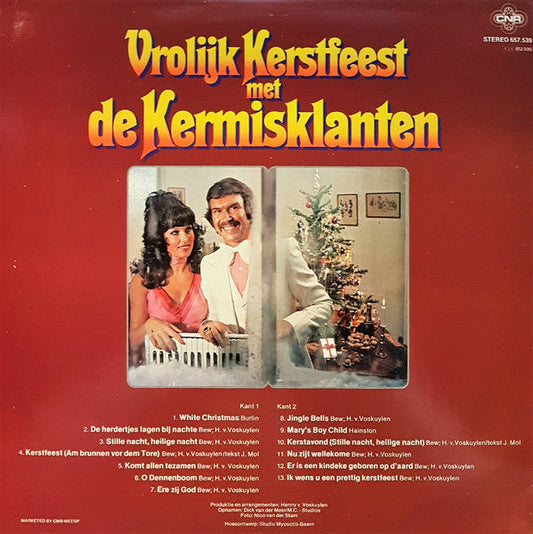Kermisklanten - Vrolijk Kerstfeest Met De Kermisklanten (LP) Vinyl LP Vinyl Zeer Goed / Hoesje Goed "VINYLSINGLES.NL"