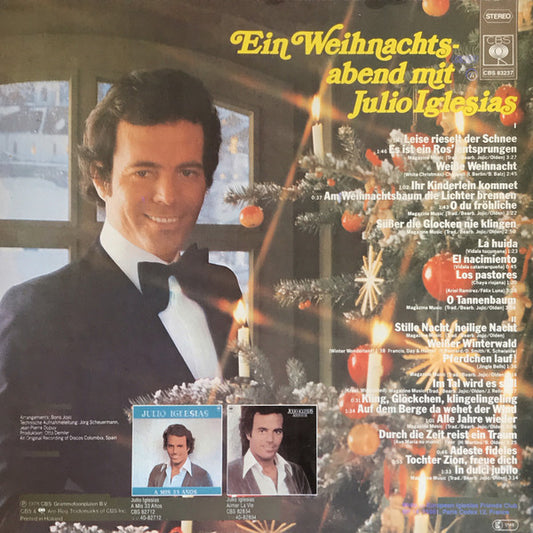 Julio Iglesias - Ein Weihnachtsabend Mit Julio Iglesias (LP) Vinyl LP Vinyl Zeer Goed / Hoesje Goed "VINYLSINGLES.NL"