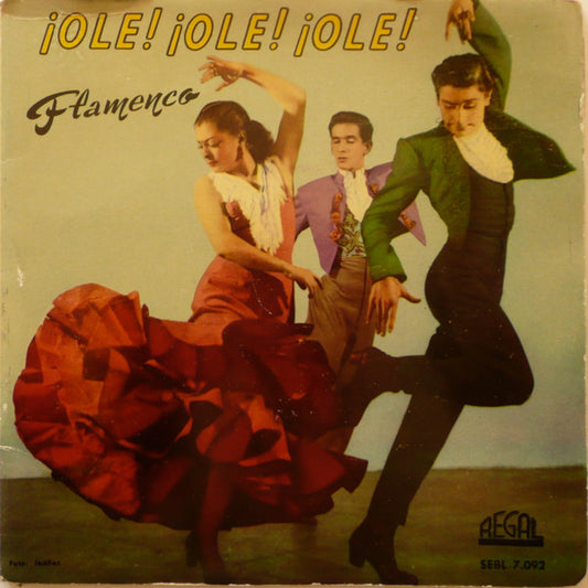 Various - ¡Ole! ¡Ole! ¡Ole! Flamenco Vinyl Singles Vinyl Very Good (VG) <br> Hoes Good Plus (G+)
