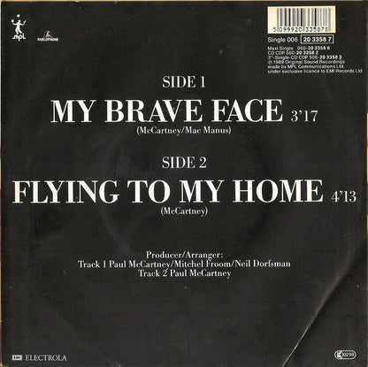 Paul McCartney - My Brave Face 39126 Vinyl Singles Goede Staat