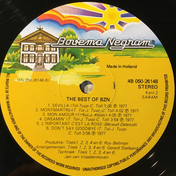 BZN - The Best Of BZN (LP) 97-48024