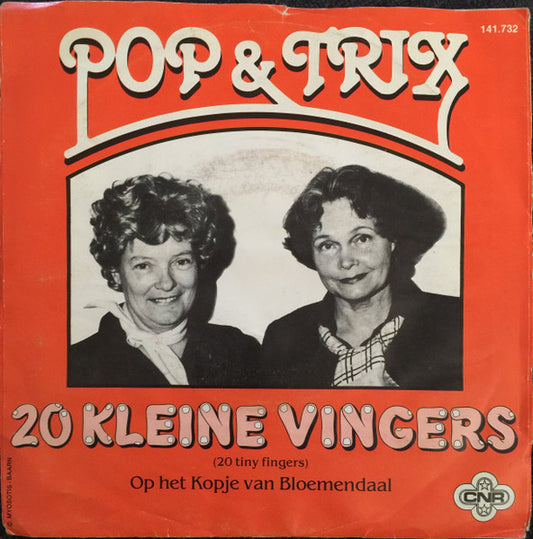 Pop & Trix - ** Kleine Vingers Vinyl Singles Vinyl Very Good (VG) <br> Hoes Good Plus (G+)