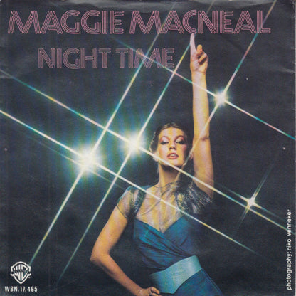 Maggie MacNeal - Night Time Vinyl Singles Vinyl Very Good (VG) <br> Hoes Good Plus (G+)