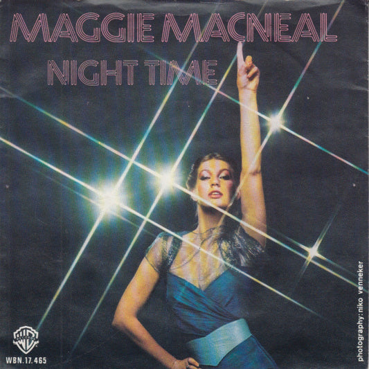 Maggie MacNeal - Night Time Vinyl Singles Vinyl Very Good (VG) <br> Hoes Good Plus (G+)