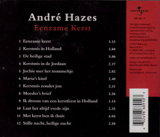 André Hazes - Eenzame Kerst (CD) Compact Disc Goede Staat "VINYLSINGLES.NL"