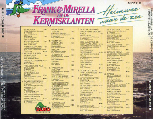 Frank & Mirella En De De Kermisklanten - Heimwee Naar De Zee. (CD) Compact Disc Goede Staat "VINYLSINGLES.NL"