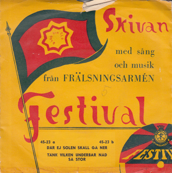 Frälsningsarméns - Skivan Med Sång Och Musik Från Frälsningsarmén Festival 33320 Vinyl Singles VINYLSINGLES.NL