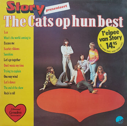 Cats - Story Presenteert The Cats Op Hun Best (LP) 51652 Vinyl LP Vinyl Very Good (VG) <br> Hoes Good Plus (G+)
