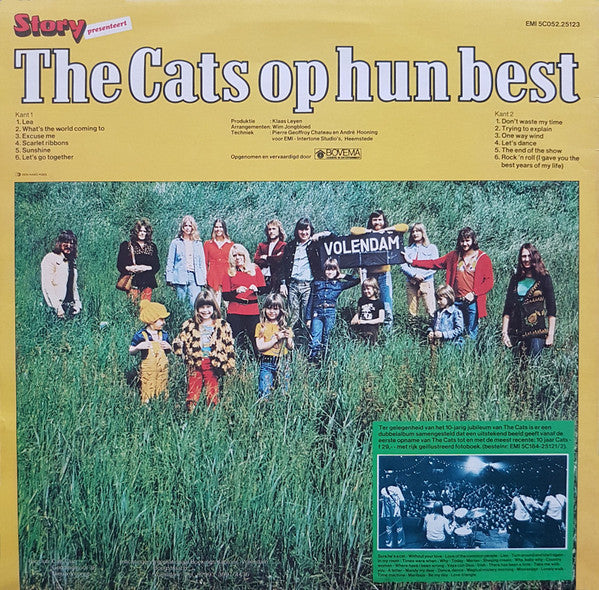 Cats - Story Presenteert The Cats Op Hun Best (LP) 51652 Vinyl LP Vinyl Very Good (VG) <br> Hoes Good Plus (G+)