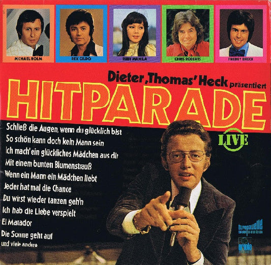 Various - Dieter Thomas Heck Präsentiert Hitparade Live (LP) Vinyl LP Vinyl Very Good (VG) <br> Hoes Good Plus (G+)