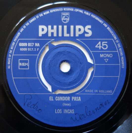 Los Incas - El Condor Pasa Vinyl Singles Vinyl Goed / Hoes Generic